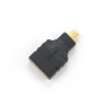 ADAPTOR video GEMBIRD, HDMI (M) la Micro-HDMI (T), conectori auriti, black, "A-HDMI-FD" (timbru verde 0.08 lei)