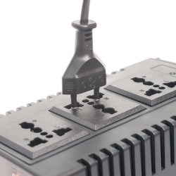 AVR NJOY, "PALADIN", AVR cu sinusoida simulata, 1000VA/500W, Universal x 3, "PWAV-10003PL-AZ01B" (timbru verde 11 lei)
