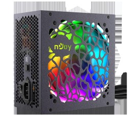 SURSA NJOY Freya 600, 600 W, ATX 12V V2.3, fan RGB 120 mm x 1, 80 PLUS Bronze - compatibila, "PSAT-060ARAF-BU01B" (timbru verde 