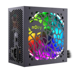 SURSA NJOY Freya 700, 700 W, ATX 12V V2.3, fan RGB 120 mm x 1, 80 PLUS Bronze - compatibila, "PSAT-070ARAF-BU01B" (timbru verde 
