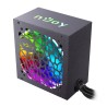 SURSA NJOY Freya 700, 700 W, ATX 12V V2.3, fan RGB 120 mm x 1, 80 PLUS Bronze - compatibila, "PSAT-070ARAF-BU01B" (timbru verde 