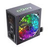 SURSA NJOY Freya 700, 700 W, ATX 12V V2.3, fan RGB 120 mm x 1, 80 PLUS Bronze - compatibila, "PSAT-070ARAF-BU01B" (timbru verde 