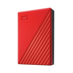 HDD extern WD 4 TB, My Passport, 2.5 inch, USB 3.2, rosu, "WDBPKJ0040BRD-WESN" (timbru verde 0.8 lei)
