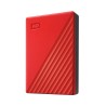 HDD extern WD 4 TB, My Passport, 2.5 inch, USB 3.2, rosu, "WDBPKJ0040BRD-WESN" (timbru verde 0.8 lei)