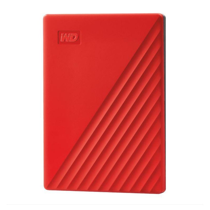 HDD extern WD 2 TB, My Passport, 2.5 inch, USB 3.2, rosu, "WDBYVG0020BRD-WESN" (timbru verde 0.8 lei)