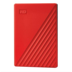 HDD extern WD 2 TB, My Passport, 2.5 inch, USB 3.2, rosu, "WDBYVG0020BRD-WESN" (timbru verde 0.8 lei)