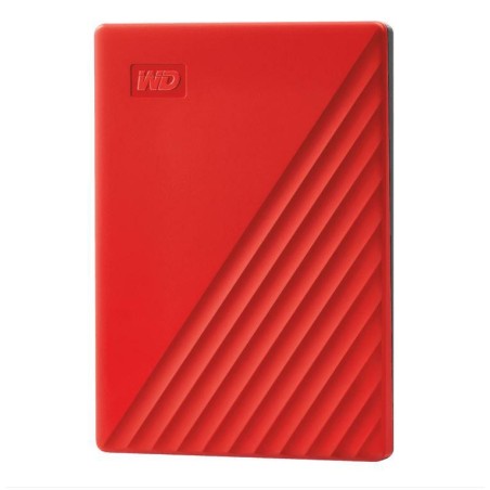 HDD extern WD 2 TB, My Passport, 2.5 inch, USB 3.2, rosu, "WDBYVG0020BRD-WESN" (timbru verde 0.8 lei)