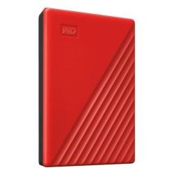 HDD extern WD 2 TB, My Passport, 2.5 inch, USB 3.2, rosu, "WDBYVG0020BRD-WESN" (timbru verde 0.8 lei)