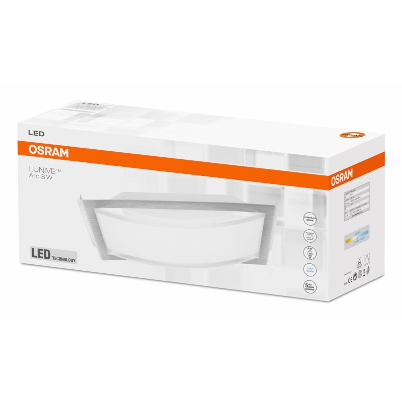 APLICA  OSRAM, LED, soclu integrat, putere 8 W, tip lumina alb, 400 lumeni, alimentare 220 - 230 V, "000004052899374522" (timbru