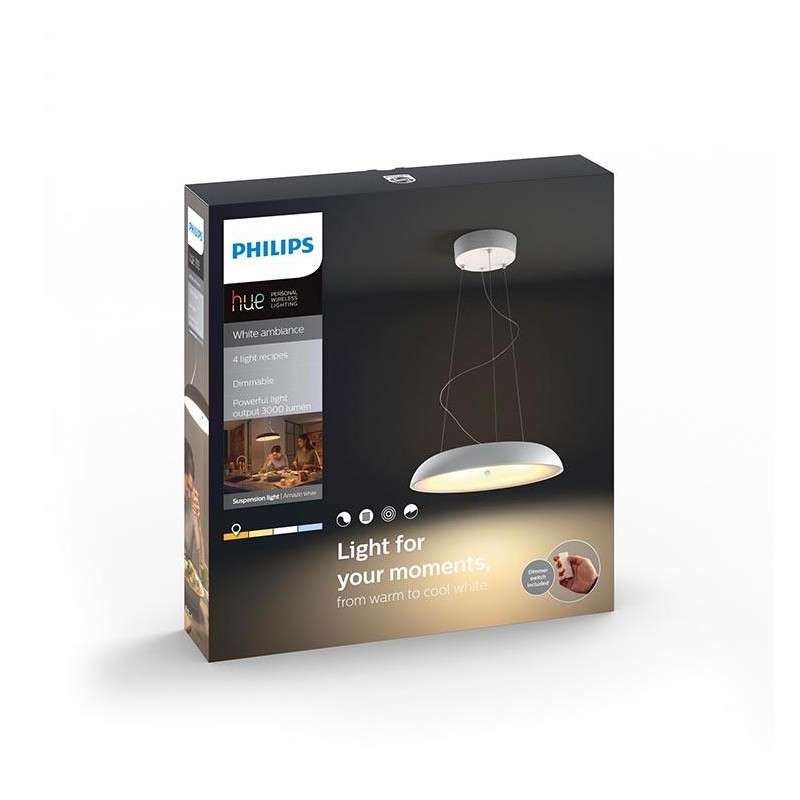 LUSTRA smart PHILIPS, LED, soclu integrat, putere 39 W, tip lumina alb, 3.000 lumeni, alimentare 220 - 230 V, "00000871869615918