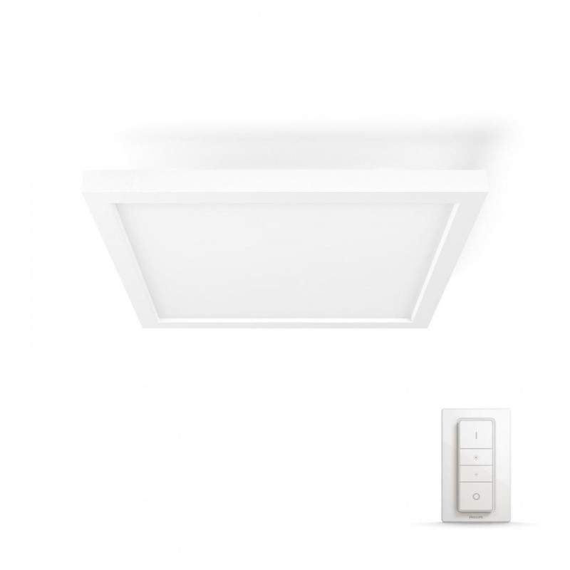PANOU LED smart PHILIPS, LED, soclu integrat, putere 28 W, tip lumina alb, 2.200 lumeni, alimentare 220 - 230 V, "00000871869616