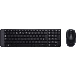 KIT wireless LOGITECH, tastatura wireless "K220" + mouse wireless 3 butoane "M150", black, "MK220" "920-003168" (timbru verde 0.