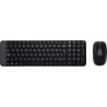 KIT wireless LOGITECH, tastatura wireless "K220" + mouse wireless 3 butoane "M150", black, "MK220" "920-003168" (timbru verde 0.