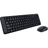 KIT wireless LOGITECH, tastatura wireless "K220" + mouse wireless 3 butoane "M150", black, "MK220" "920-003168" (timbru verde 0.