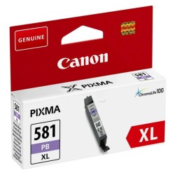 Cartus Cerneala Original Canon Light Blue, CLI-581XLPB, pentru Pixma TR7550|TR8550|TS6150|TS6250|TS705|TS8150|TS8250|TS9150|TS91