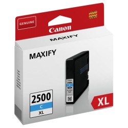 Cartus Cerneala Original Canon Cyan, PGI-2500XLC, pentru Maxify IB4050|IB4150|MB5050|MB5150|MB5350|MB5450, , (timbru verde 0.15 