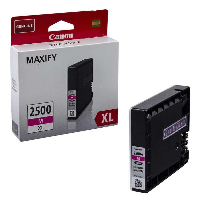 Cartus Cerneala Original Canon Magenta, PGI-2500XLM, pentru Maxify IB4050|IB4150|MB5050|MB5150|MB5350|MB5450, , (timbru verde 0.