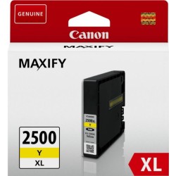 Cartus Cerneala Original Canon Yellow, PGI-2500XLY, pentru Maxify IB4050|IB4150|MB5050|MB5150|MB5350|MB5450, , (timbru verde 0.1