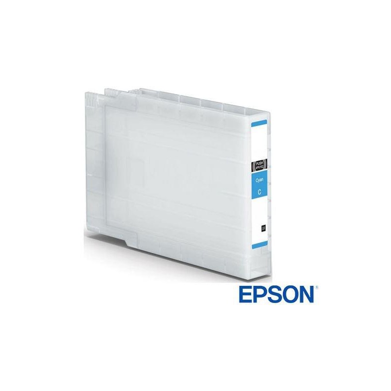 Cartus Cerneala Original Epson Cyan, T04B240, pentru WF-C8190|C8610|C8690, 4.6K, (timbru verde 0.15 lei),  "C13T04B240"