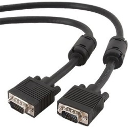 CABLU video GEMBIRD, VGA (T) la VGA (T), 1.8m, premium, dublu ecranat, negru, "CC-PPVGA-6B" (timbru verde 0.18 lei)
