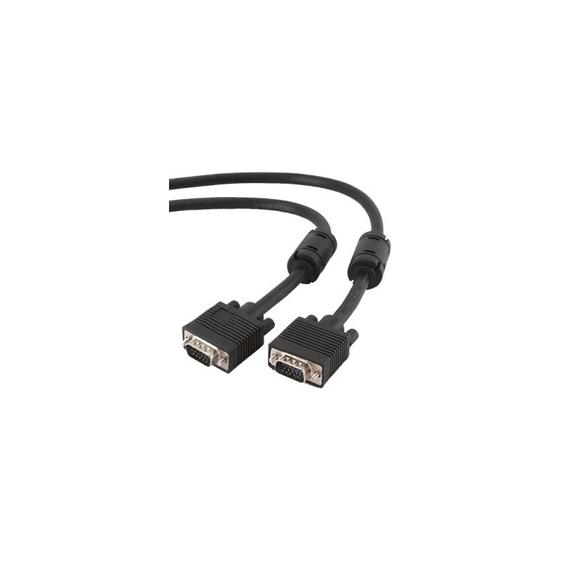 CABLU video GEMBIRD, VGA (T) la VGA (T), 1.8m, premium, dublu ecranat, negru, "CC-PPVGA-6B" (timbru verde 0.18 lei)