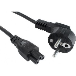 CABLU alimentare GEMBIRD notebook 1.8m, intrare Shucko, iesire C5, 10A, certificare VDE, bulk, black, "PC-186-ML12" (timbru verd