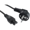 CABLU alimentare GEMBIRD notebook 1.8m, intrare Shucko, iesire C5, 10A, certificare VDE, bulk, black, "PC-186-ML12" (timbru verd