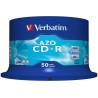 CD-R VERBATIM  700MB, 80min, viteza 52x,  50 buc, spindle, "AZO Crystal " "43343"