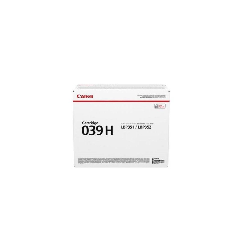 Toner Original Canon Black, CRG-039H, pentru I-Sensys LBP 351X|LBP 352X, 25K, (timbru verde 1.2 lei) , "0288C001AA"