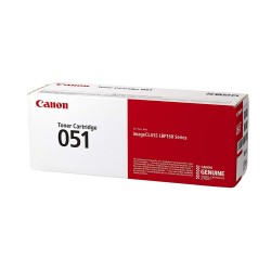 Toner Original Canon Black, CRG-051, pentru LBP 162|MF 264|267|269, 1.7K, (timbru verde 1.2 lei) , "2168C002AA"