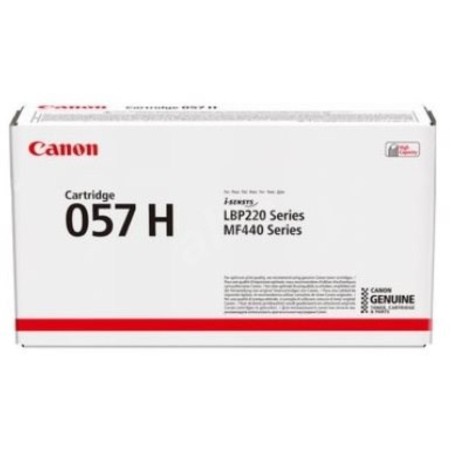 Toner Original Canon Black, CRG-057H, pentru I-Sensys LBP 223|LBP 226|LBP 233|LBP 228|MF 443|MF 445|MF 446|MF 449, 10K, (timbru 