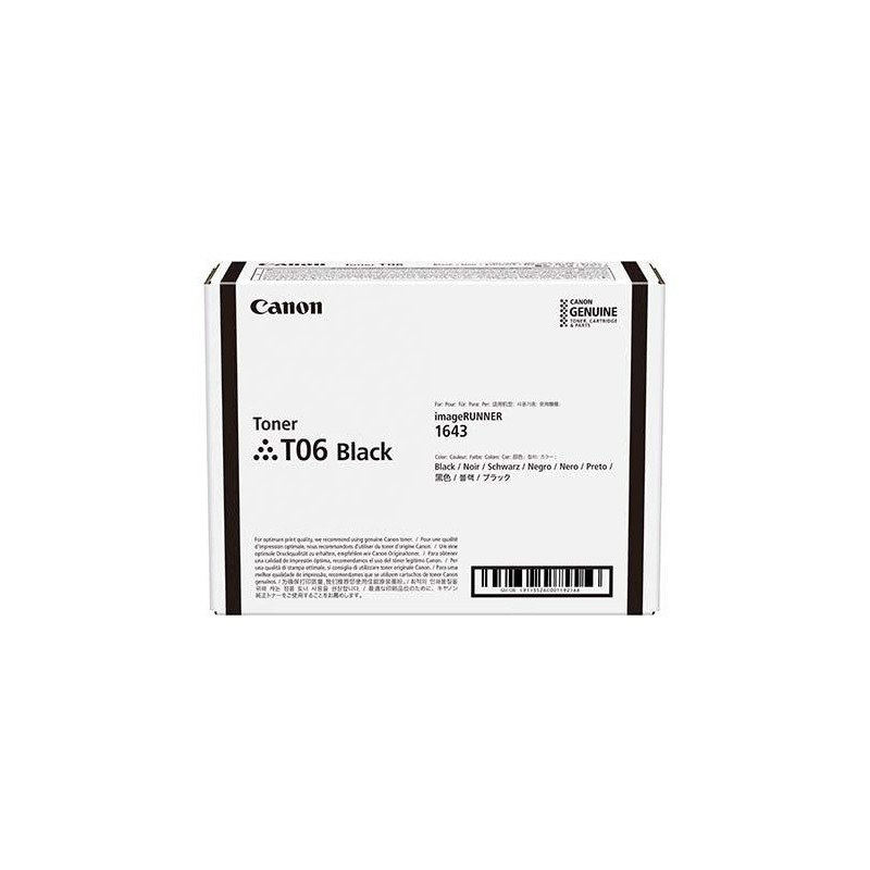 Toner Original Canon Black, CRG-T06, pentru IR 1643i|1643if, 20.6K, (timbru verde 1.2 lei) ,NOPP, "3526C002AA"