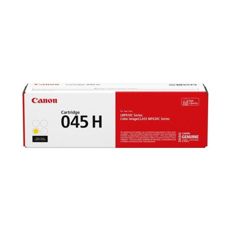 Toner Original Canon Yellow, CRG-045HY, pentru LBP-611|LBP-613|MF-631|MF-633|MF-635, 2.8K, (timbru verde 1.2 lei) , "CR1243C002A