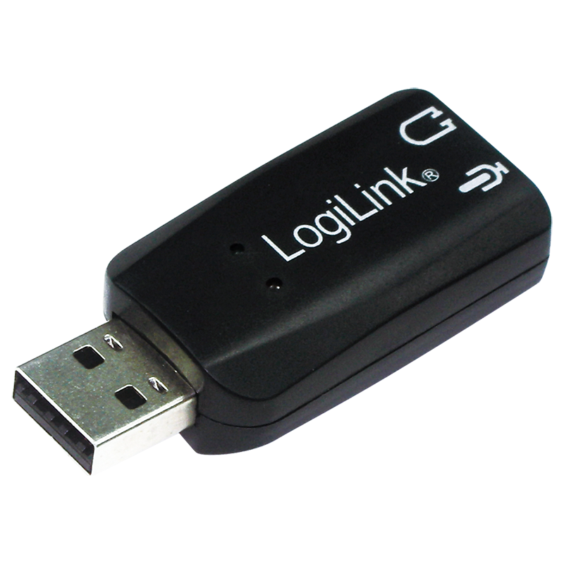PLACA de SUNET Logilink, extern, 5.1, interfata USB 2.0, conectori 3.5 mm jack, "UA0053" (timbru verde 0.18 lei)