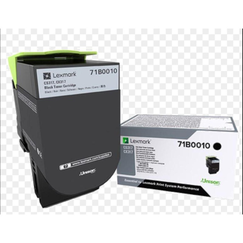 Toner Original Lexmark Black, 71B0010, pentru CX317|CS317, 3K, (timbru verde 1.2 lei) , "71B0010"