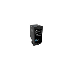 Toner Original Lexmark Cyan, 74C2HCE, pentru CS725, 12K, (timbru verde 1.2 lei) , "74C2HCE"