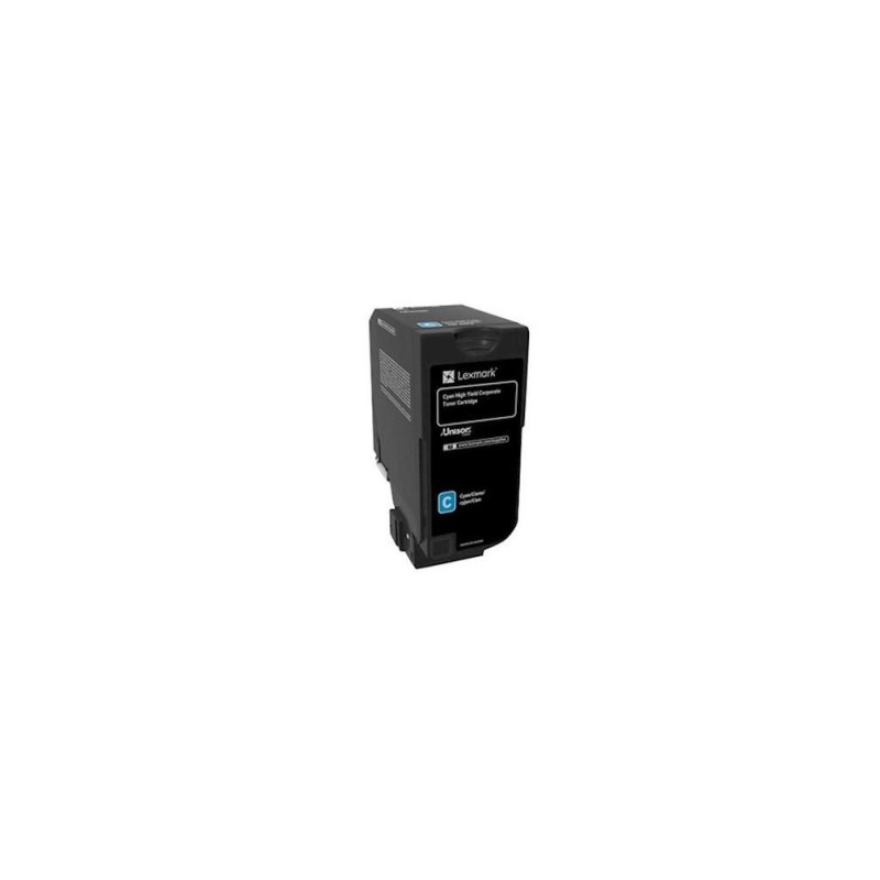 Toner Original Lexmark Cyan, 74C2HCE, pentru CS725, 12K, (timbru verde 1.2 lei) , "74C2HCE"