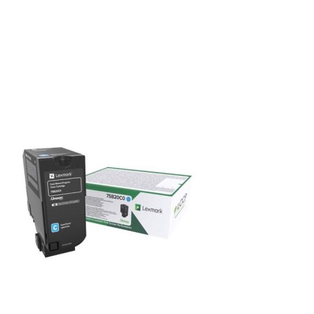Toner Original Lexmark Cyan, 75B20C0, pentru CS727|CS728|CX727, 10K, (timbru verde 1.2 lei) , "75B20C0"