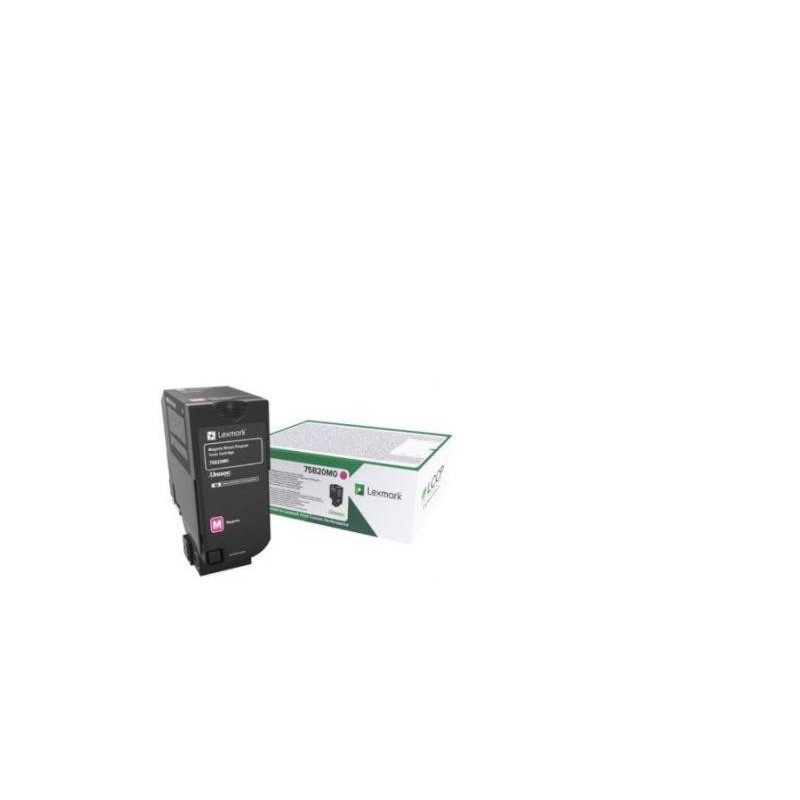 Toner Original Lexmark Magenta, 75B20M0, pentru CS727|CS728|CX727, 10K, (timbru verde 1.2 lei) , "75B20M0"