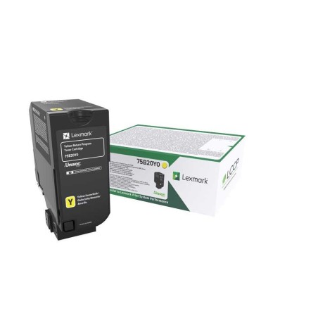 Toner Original Lexmark Yellow, 75B20Y0, pentru CS727|CS728|CX727, 10K, (timbru verde 1.2 lei) , "75B20Y0"