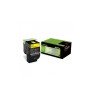 Toner Original Lexmark Yellow, 80C20YE, pentru CX310|CX410|CX510, 1K, (timbru verde 1.2 lei) , "80C20YE"
