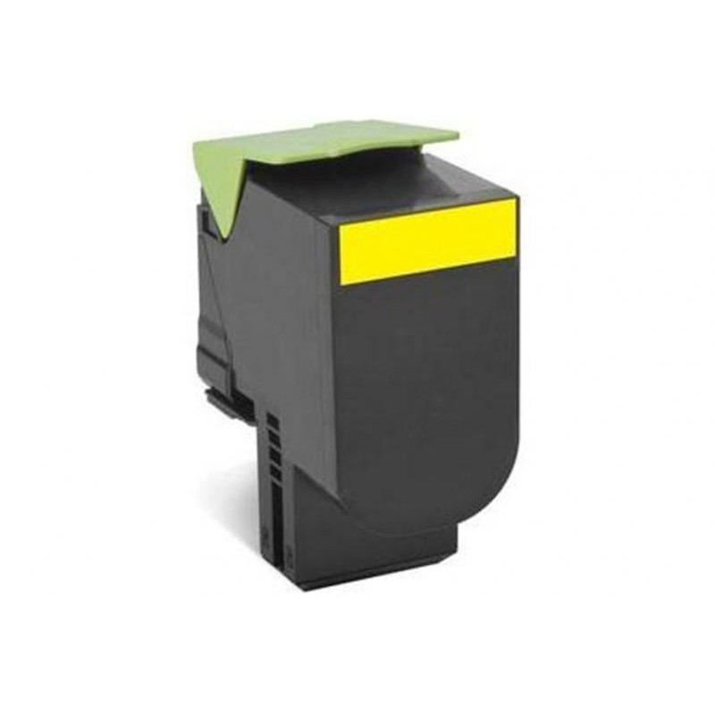 Toner Original Lexmark Yellow, 80C2HYE, pentru CX410|CX510, 3K, (timbru verde 1.2 lei) , "80C2HYE"