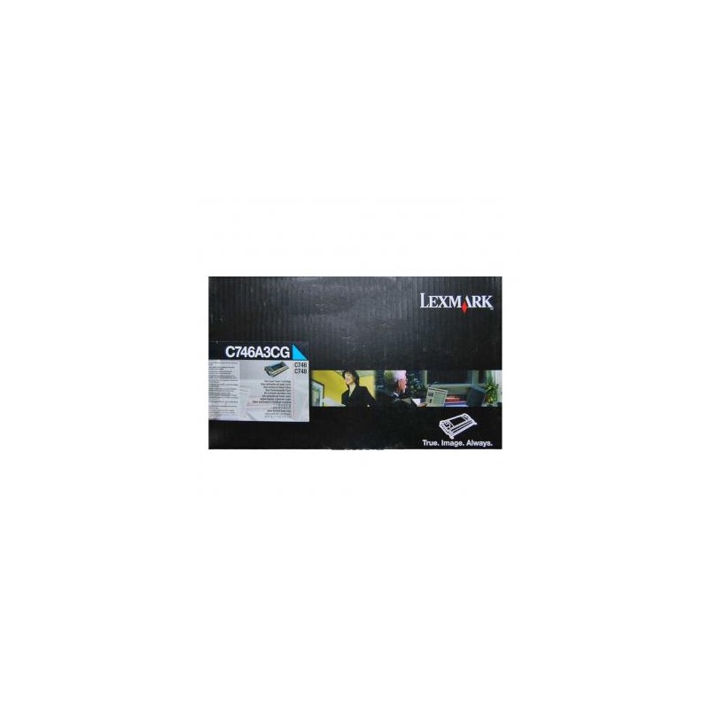 Toner Original Lexmark Cyan, C746A3CG, pentru C746|C748, 7K, (timbru verde 1.2 lei) , "C746A3CG"