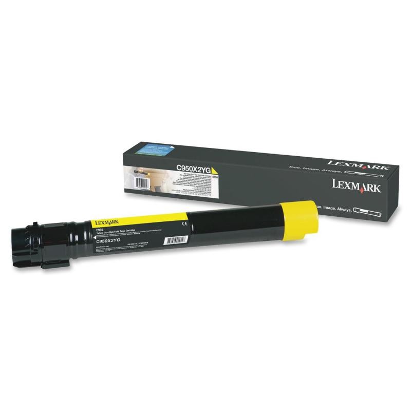 Toner Original Lexmark Yellow, C950X2YG, pentru C950, 22K, (timbru verde 1.2 lei) , "C950X2YG"