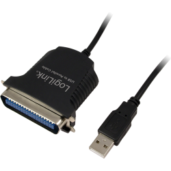 CABLU USB LOGILINK adaptor, USB 2.0 (T) la Paralel (Centronics 36-pin), 1.5m, conecteaza port USB cu imprimanta cu port paralel,