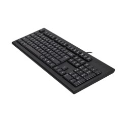 TASTATURA A4TECH, "KR85", cu fir, 104 taste format standard, USB, negru, "KR-85-USB" (timbru verde 0.8 lei)