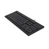 TASTATURA A4TECH, "KR85", cu fir, 104 taste format standard, USB, negru, "KR-85-USB" (timbru verde 0.8 lei)