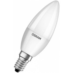 BEC LED Osram, soclu E14, putere 5.7W, forma lumanare, lumina alb calda, alimentare 220 - 240 V, "000004052899326453" (timbru ve