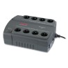 UPS APC, "Back-UPS ES", offline cu sinusoida simulata, brick, 400VA/240W, Schuko x 8, LED, back-up 11 - 20 min., "BE400-GR", (WB