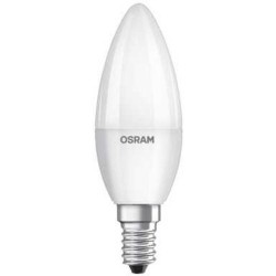 BEC LED Osram, soclu E14, putere 5.7W, forma lumanare, lumina alb, alimentare 220 - 240 V, "000004052899973367" (timbru verde 0.